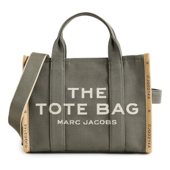 Marc Jacobs The Jacquard Medium Tote – Bronze Green - Picture 1 of 9